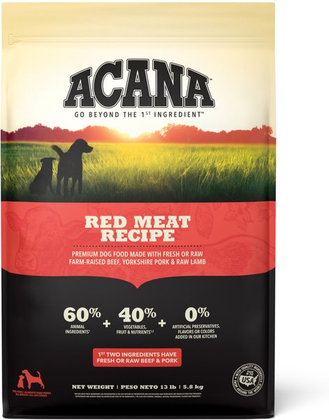 ACANA Grain Free Red Meat Dry Dog Food