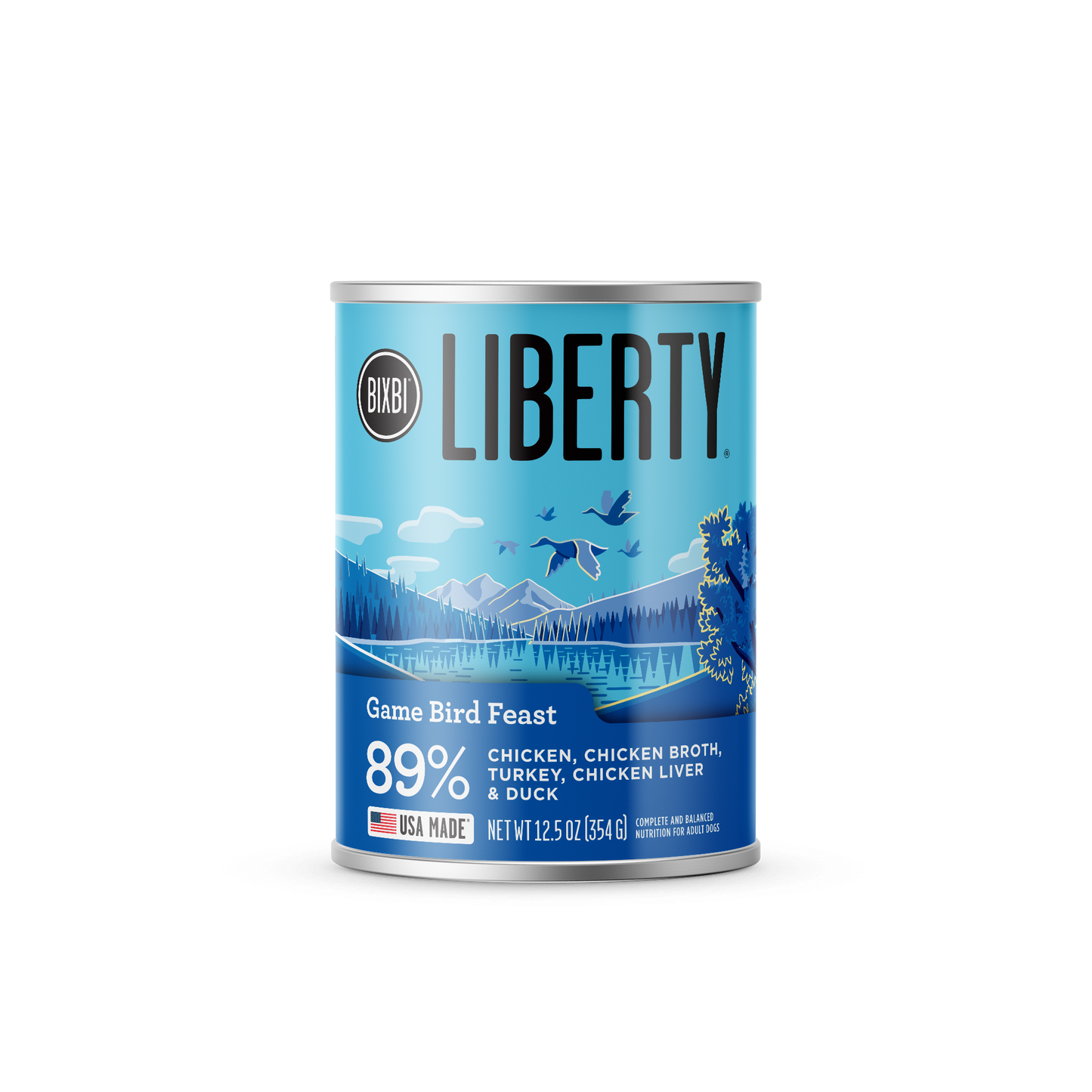 Bixbi Dog Liberty Grain Free Gamebird Feast Pate Wet Dog Food