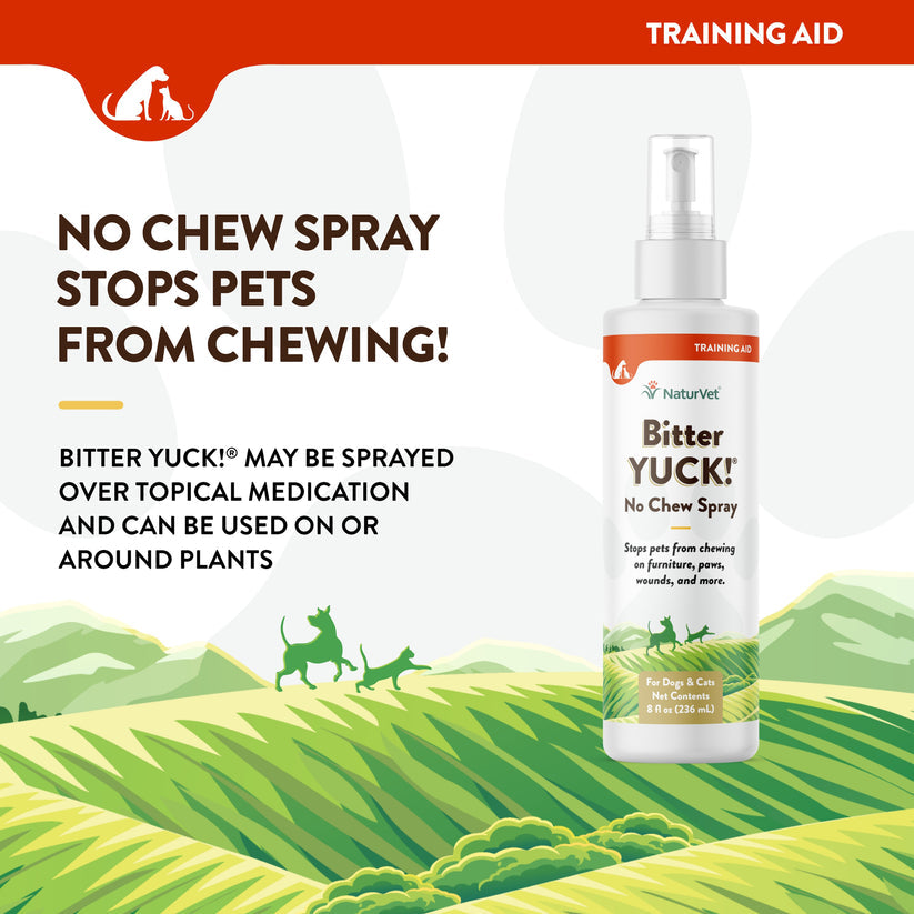 NaturVet Bitter Yuck! No Chew Spray