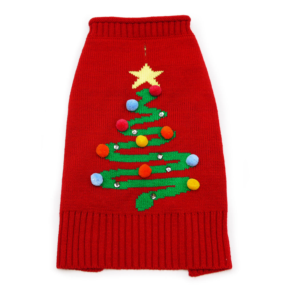Dogo Pet Dog Sweater, Christmas Tree