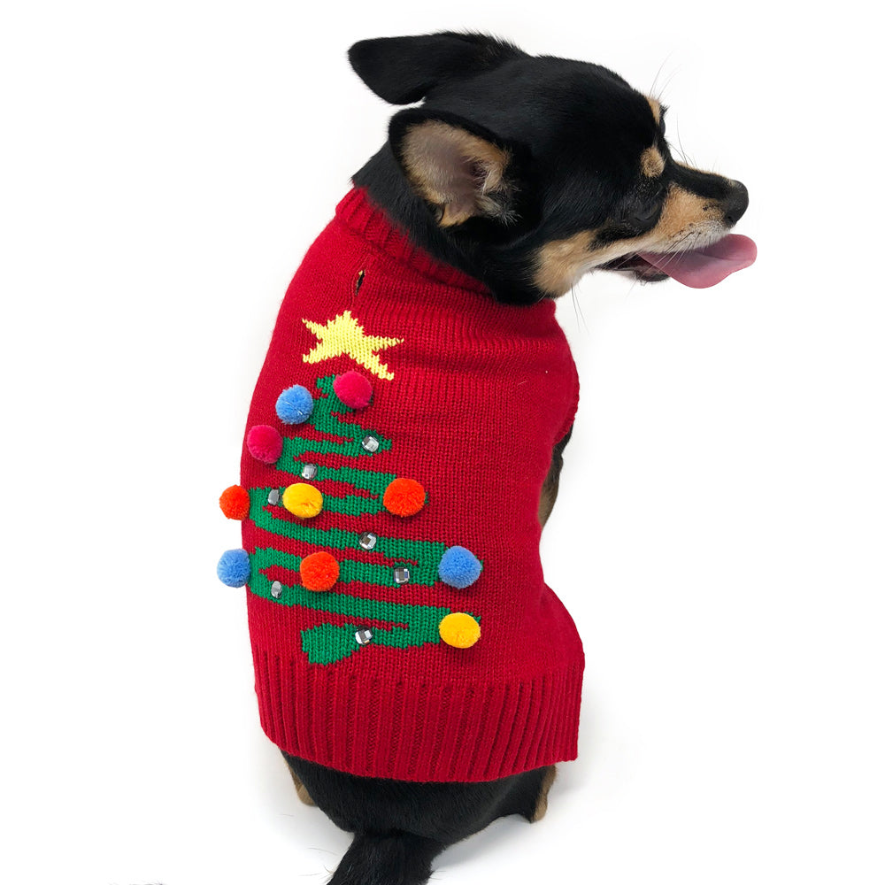Dogo Pet Dog Sweater, Christmas Tree