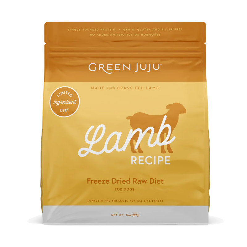 Green Juju Dog Freeze Dried Lamb Raw Limited Ingredient Diet