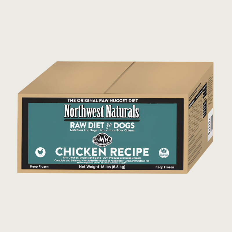 Northwest Naturals Frozen Raw Chicken Nuggets Dog Food