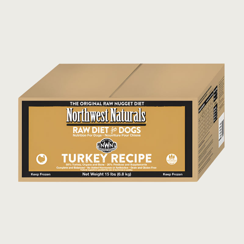 Northwest Naturals Frozen Raw Turkey Nuggets Dog Food