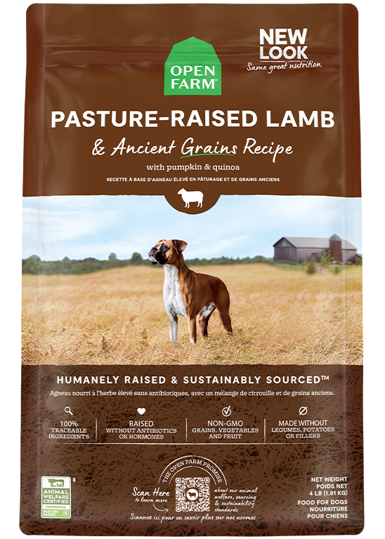 Open Farm Dog Pasture-Raised Lamb with Ancient Grains Dry Food