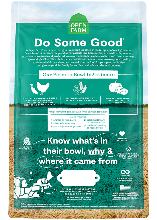 Open Farm Dog Puppy with Chicken, Salmon, and Ancient Grains Dry Food