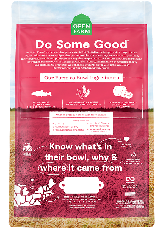Open Farm Dog Wild-Caught Salmon with Ancient Grains Dry Food
