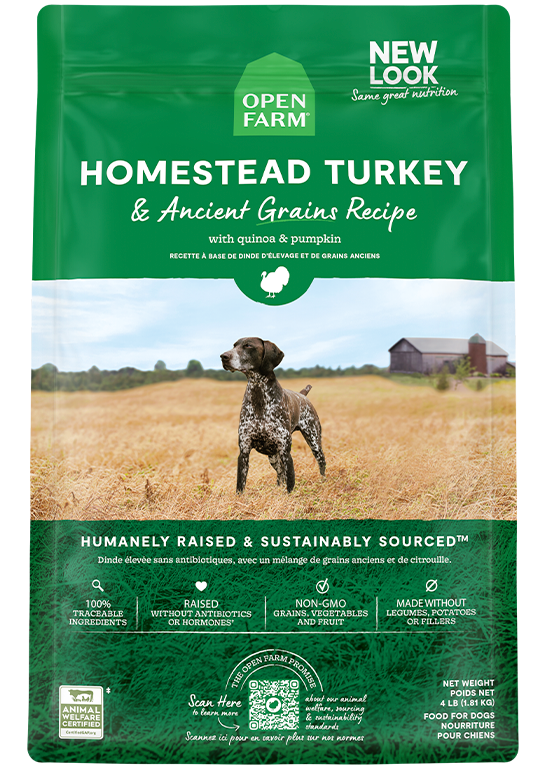 Open Farm Ancient Grains Homestead Turkey Dry Dog Food