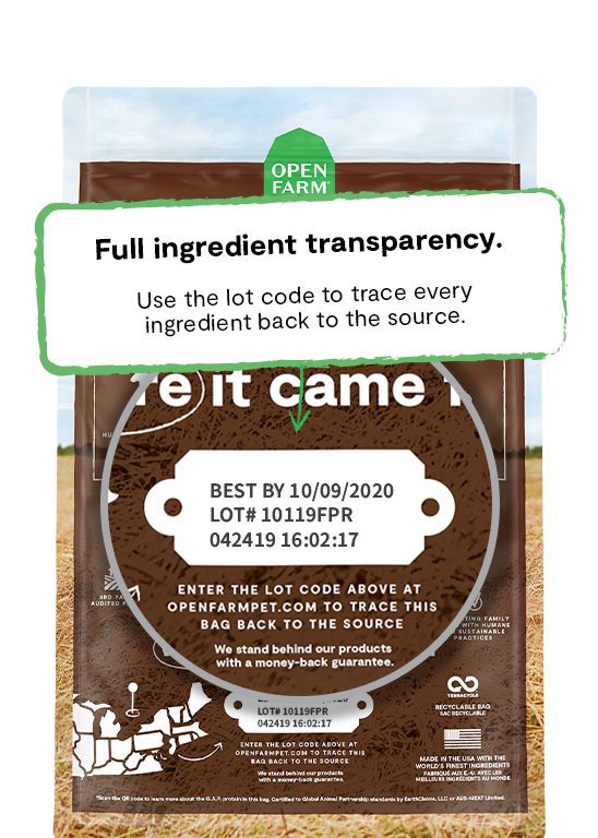 Open Farm Dog Pasture-Raised Lamb with Ancient Grains Dry Food