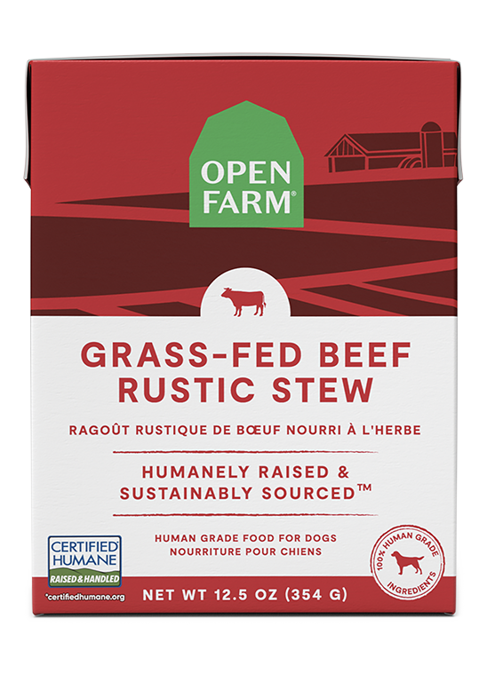 Open Farm Dog Grain Free Grass-Fed Beef Rustic Stew Wet Food