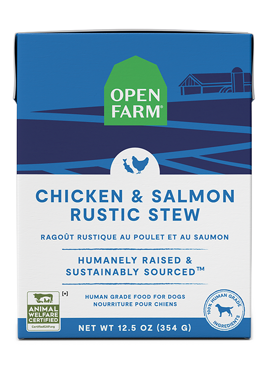 Open Farm Dog Grain Free Chicken and Salmon Rustic Stew Wet Food