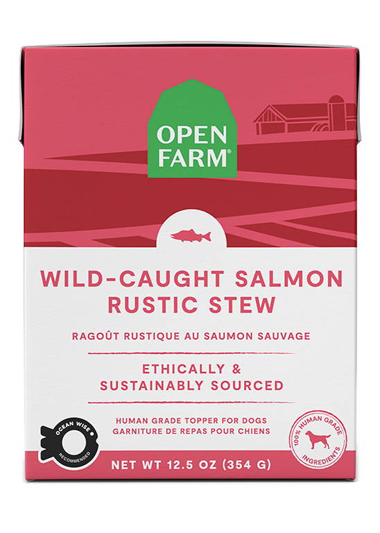 Open Farm Dog Grain Free Wild-Caught Salmon Rustic Stew Wet Food