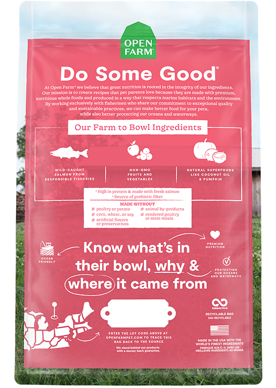 Open Farm Cat Grain Free Wild Salmon Dry Food