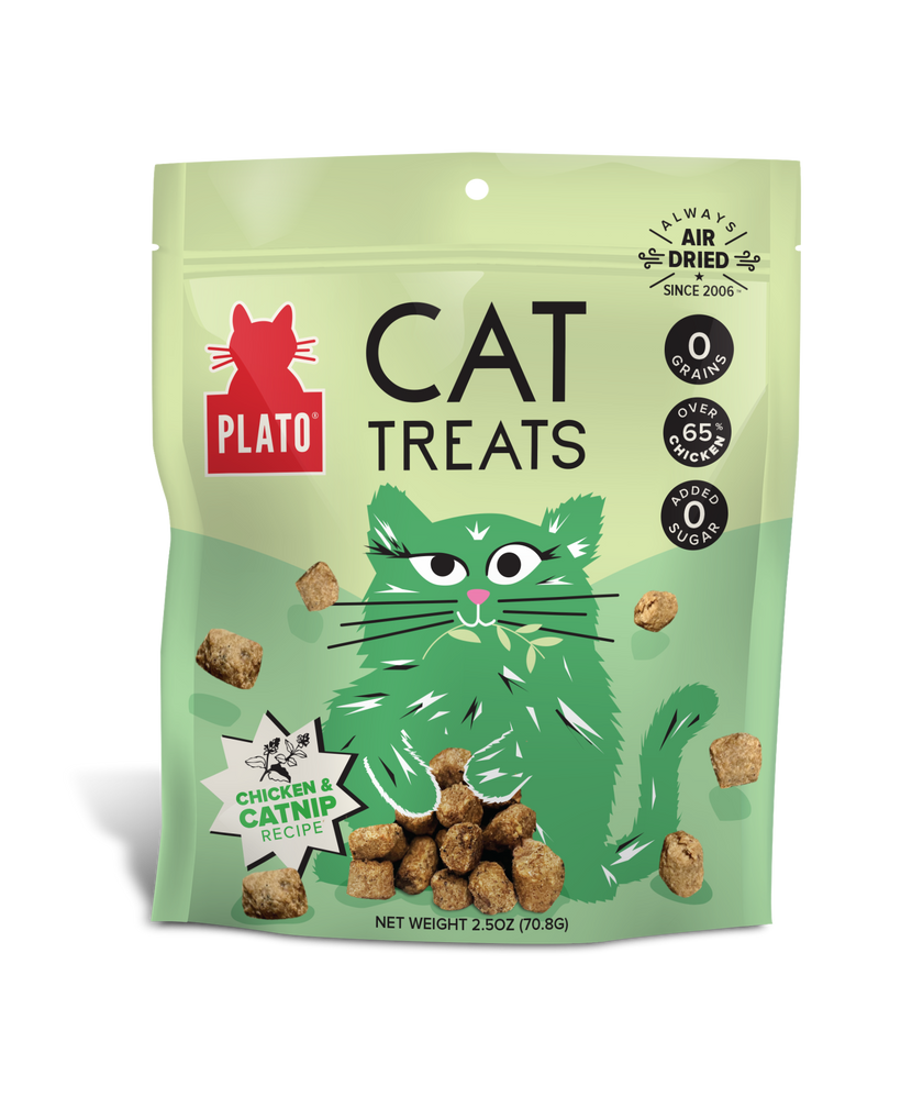 Plato Chicken & Catnip Cat Treats