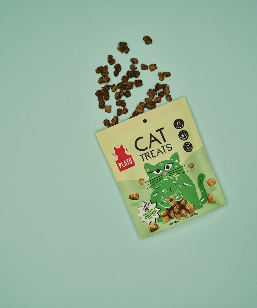 Plato Chicken & Catnip Cat Treats