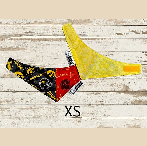 Lulu London A Dog House Divided Reversible Dog Bandana