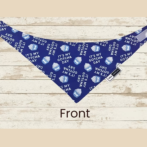 Lulu London Gotcha Day Reversible Dog Bandana