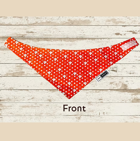 Lulu London Spooky Ghosts Reversible Dog Bandana