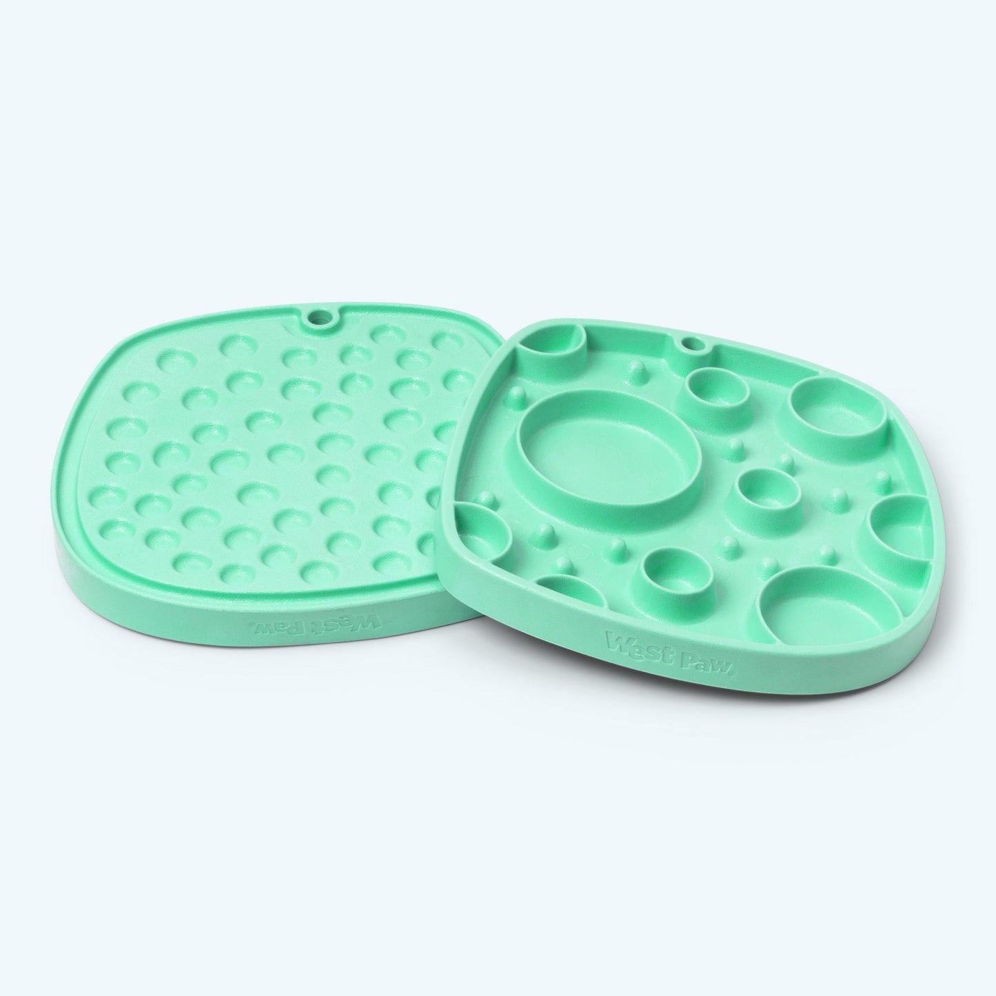 West Paw Feast Mat Dog Slow Feeder and Lick Mat, Bubbles