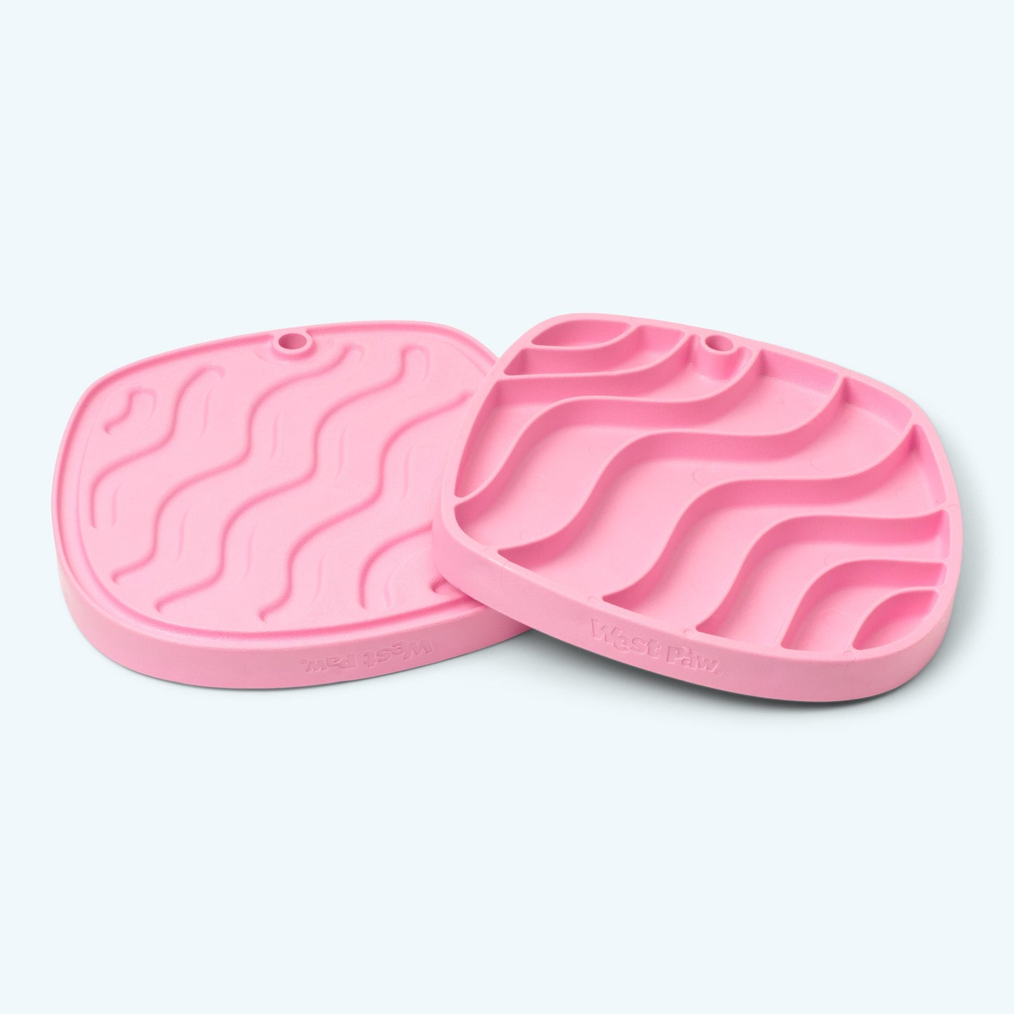 West Paw Dog Feast Mat Slow Feeder and Lick Mat, Waves
