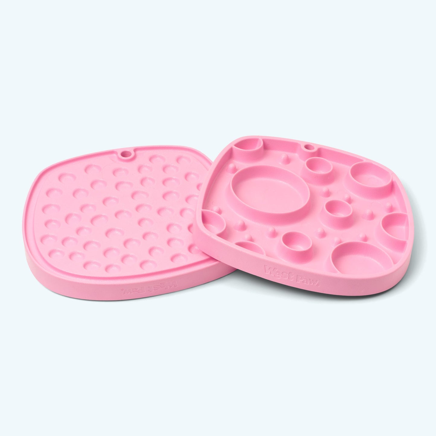 West Paw Dog Feast Mat Slow Feeder and Lick Mat, Bubbles