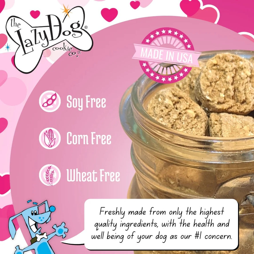 Lazy Dog Mutt Mallows Strawberry Smoochies Dog Treat