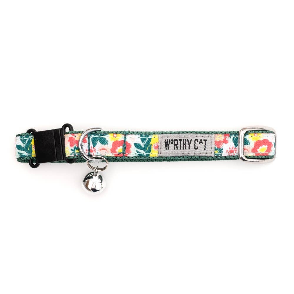 The Worthy Dog - Spring Bouquet Cat Collar