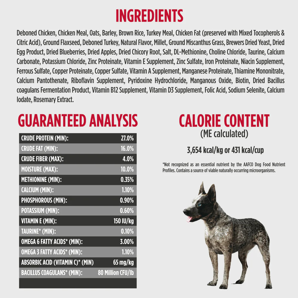 Nulo Dog Frontrunner Ancient Grains Chicken, Oats and Turkey Dry Food