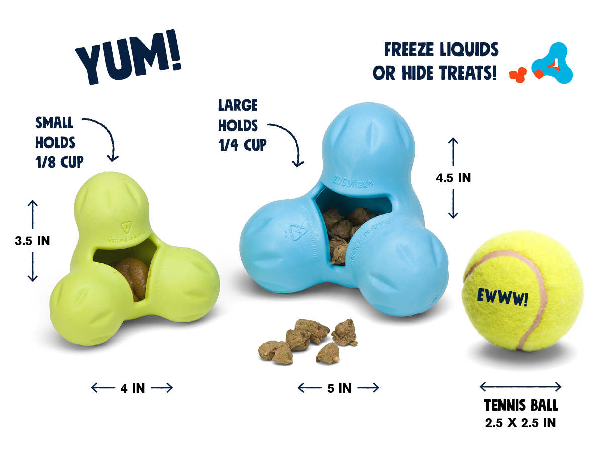 West Paw Tux Puzzle Treat-Dispensing Slow Feeder Dog Toy