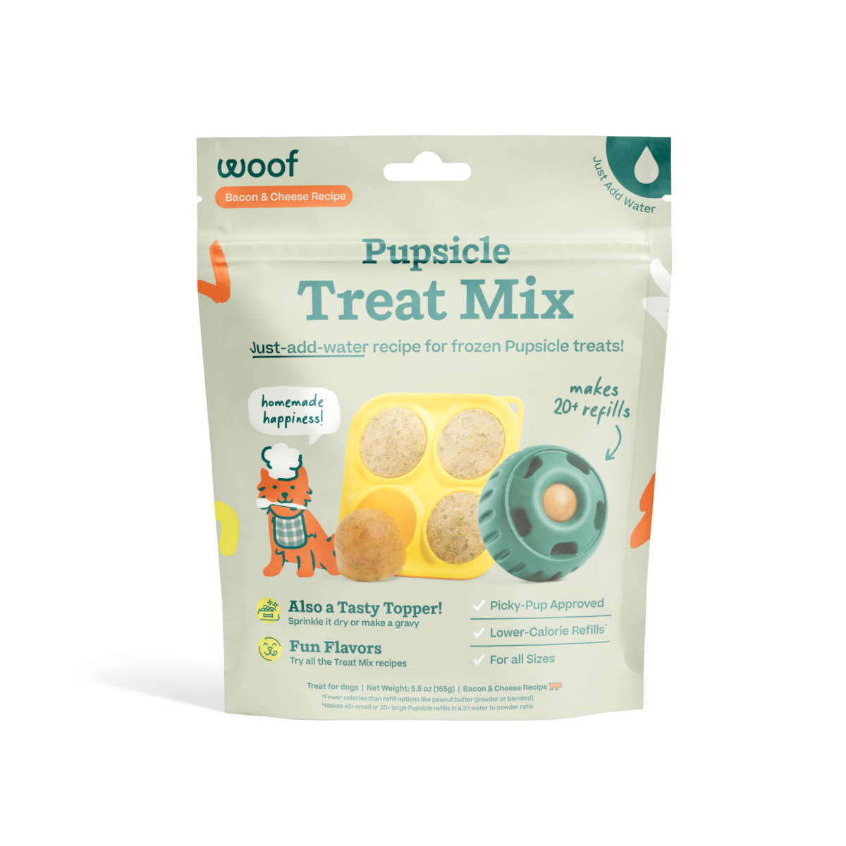 Pupsicle Treat Mix, Bacon & Cheese