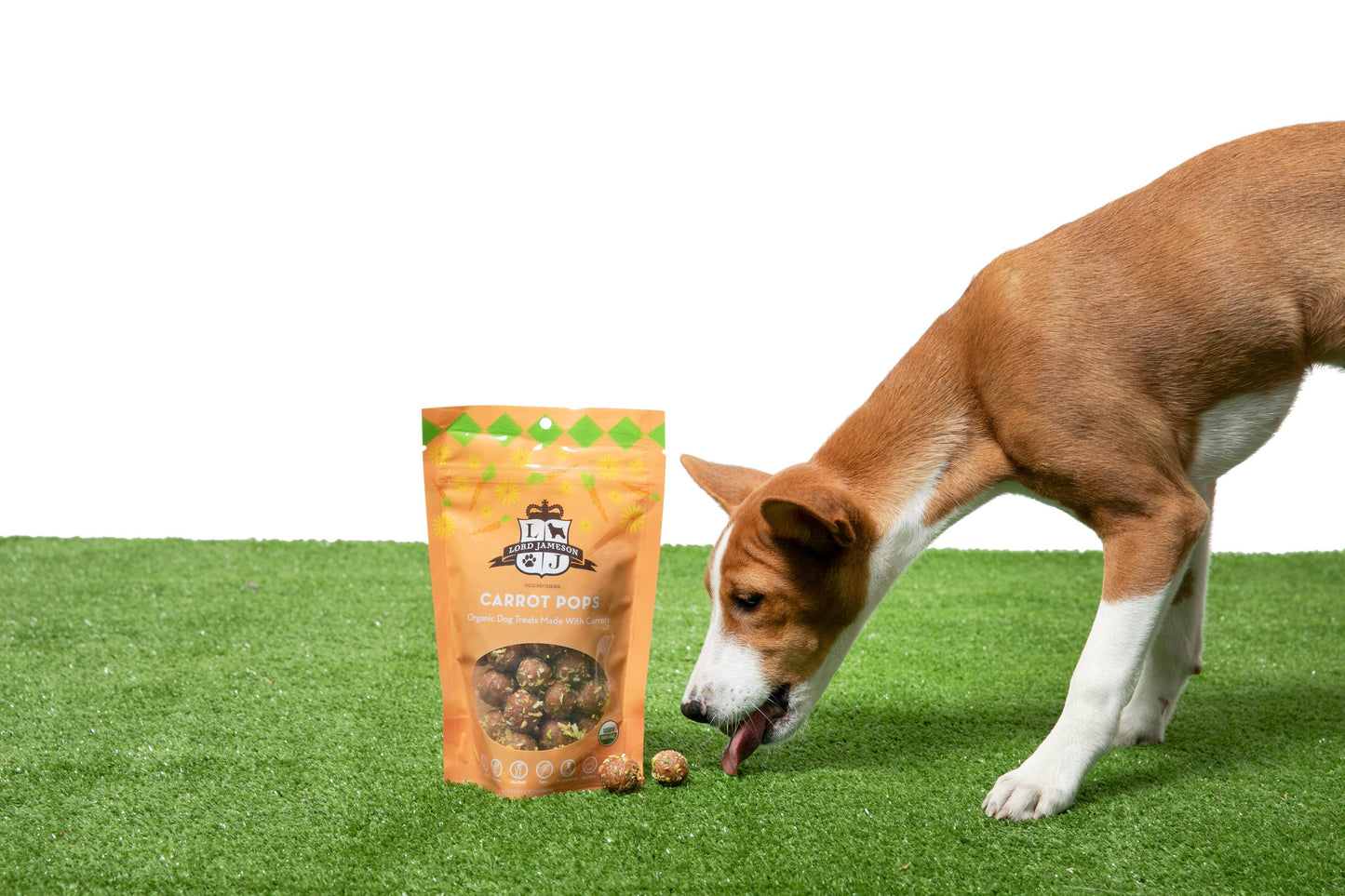 Lord Jameson Carrot Pops Organic Dog Treats 6oz