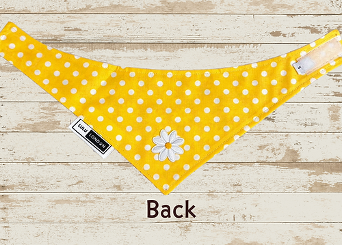 Lulu London Spring Daisies Reversible Dog Bandana