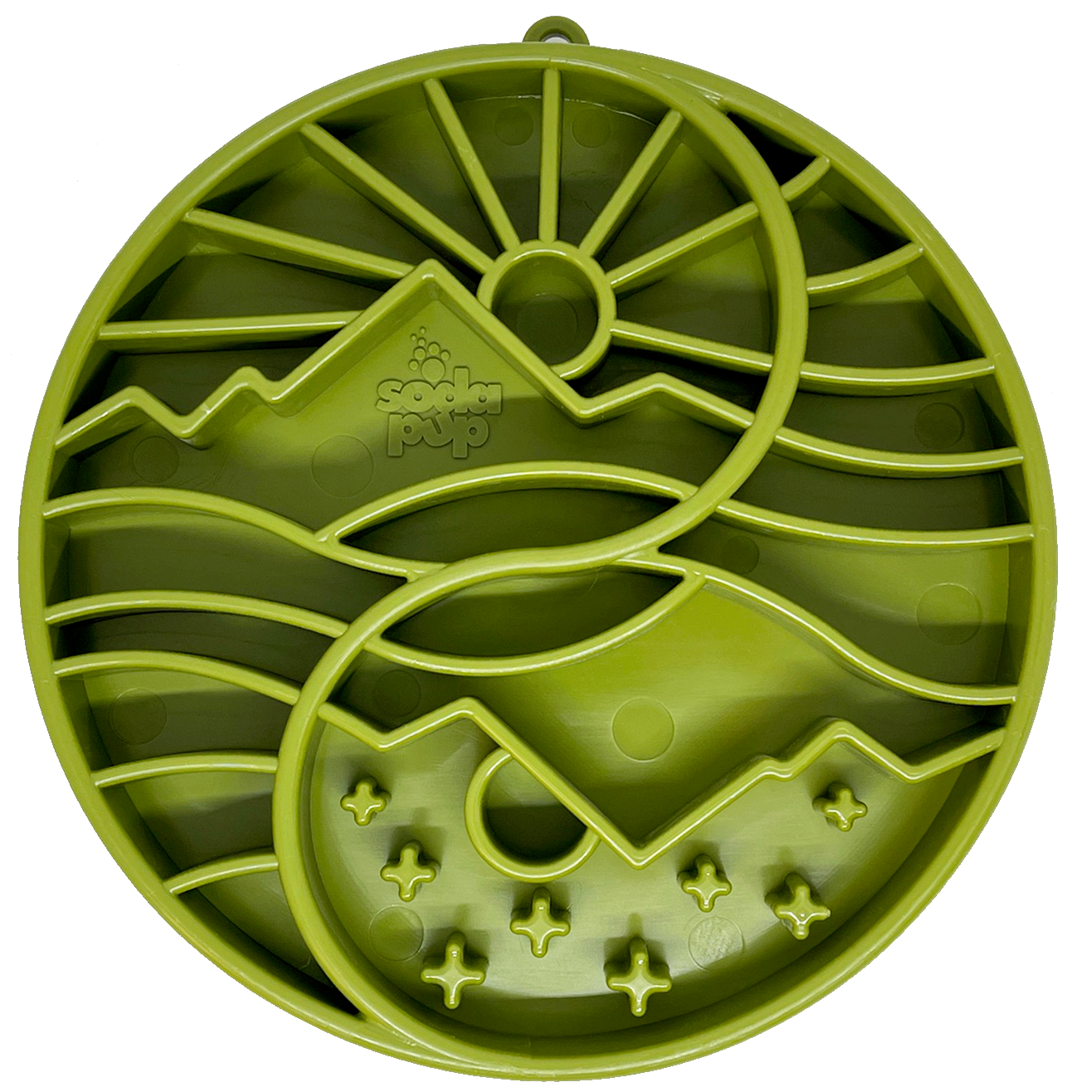 SodaPup Shallow Slow Feeder Tray, Yin Yang