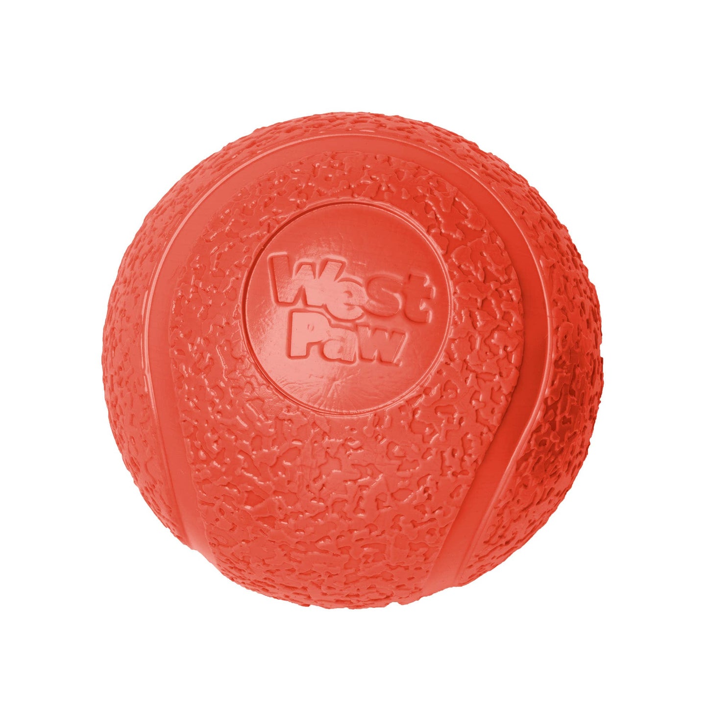 West Paw Holiday Boundr 2-Pack Dog Toy Ball, Clover/Cardinal