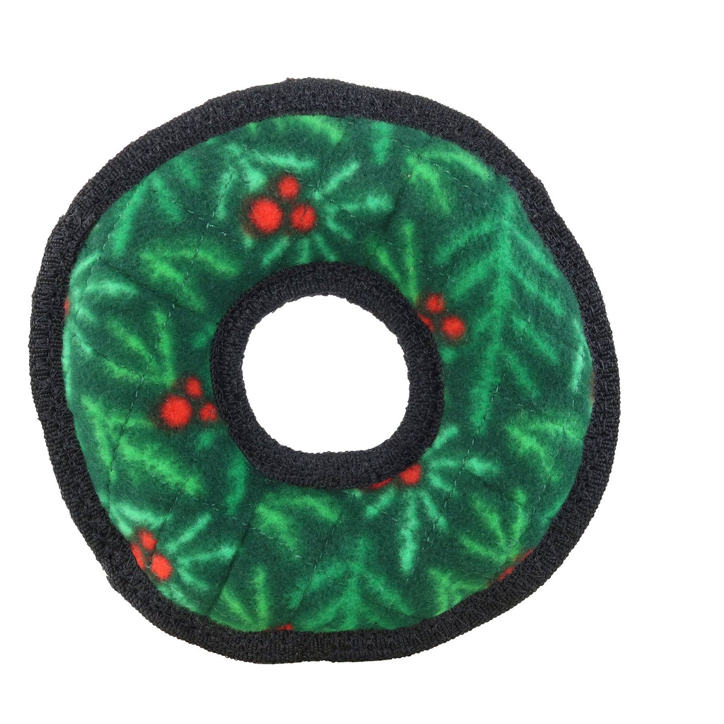 Tuffy Jr Ring Wreath, Durable, Squeaky Dog Toy