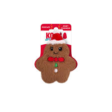KONG Holiday Snuzzles Mini Gingerbread Dog Toy XS