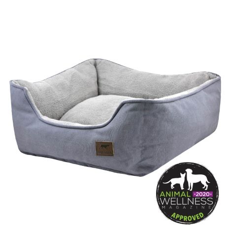 Tall Tails Bolster Dog Bed, Charcoal