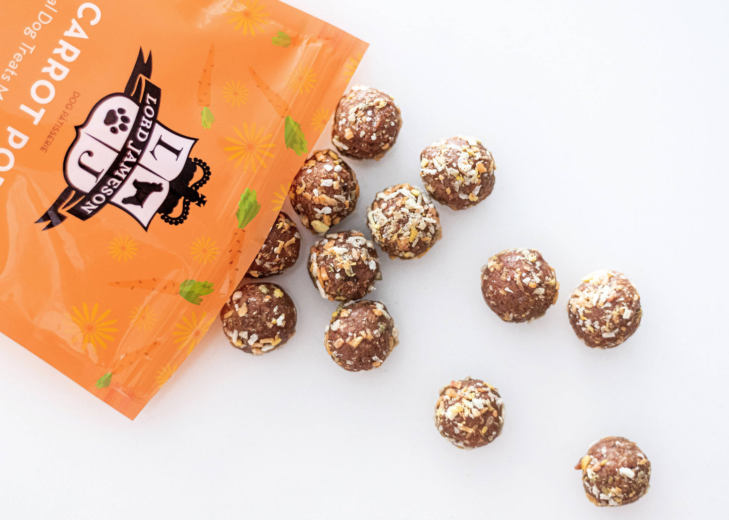 Lord Jameson Carrot Pops Organic Dog Treats 6oz
