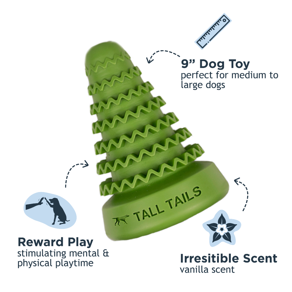 Tall Tails Dog Evergreen Tree Reward Toy
