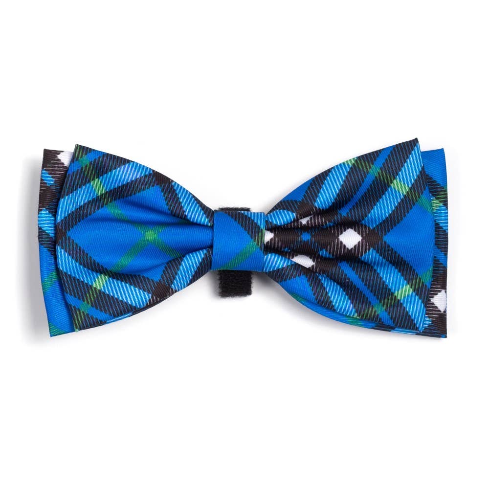 The Worthy Dog - Bias Plaid Bow Tie