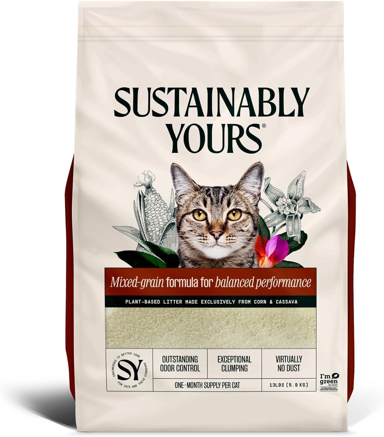 Sustainably Yours Cat Litter Mixed-Grain Formula