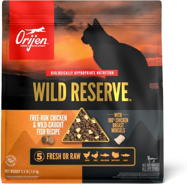 Orijen Wild Reserve Free-Run Chicken & Wild-Caught Fish Recipe Dry Cat