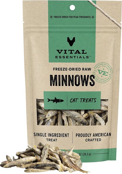 Vital Essentials Minnows Freeze-Dried Raw Cat Treats