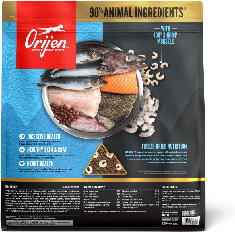 Orijen Wild Reserve Wild-Caught Fish Recipe Dry Cat Food