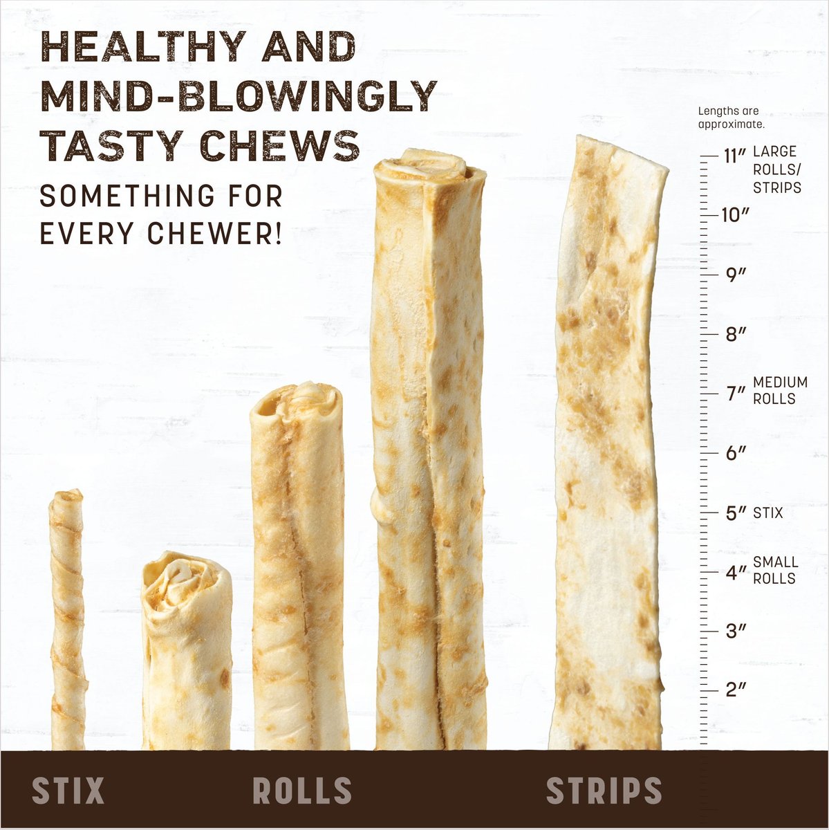 Earth Animal No-Hide Barbeque Dog Chew Strip (4 pack)