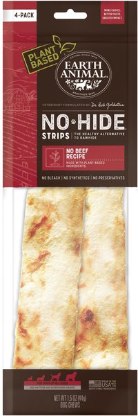 Earth Animal No-Hide Dog Chew Strip (4 pack)