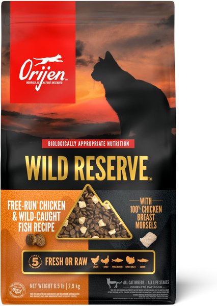 Orijen Wild Reserve Free-Run Chicken & Wild-Caught Fish Recipe Dry Cat