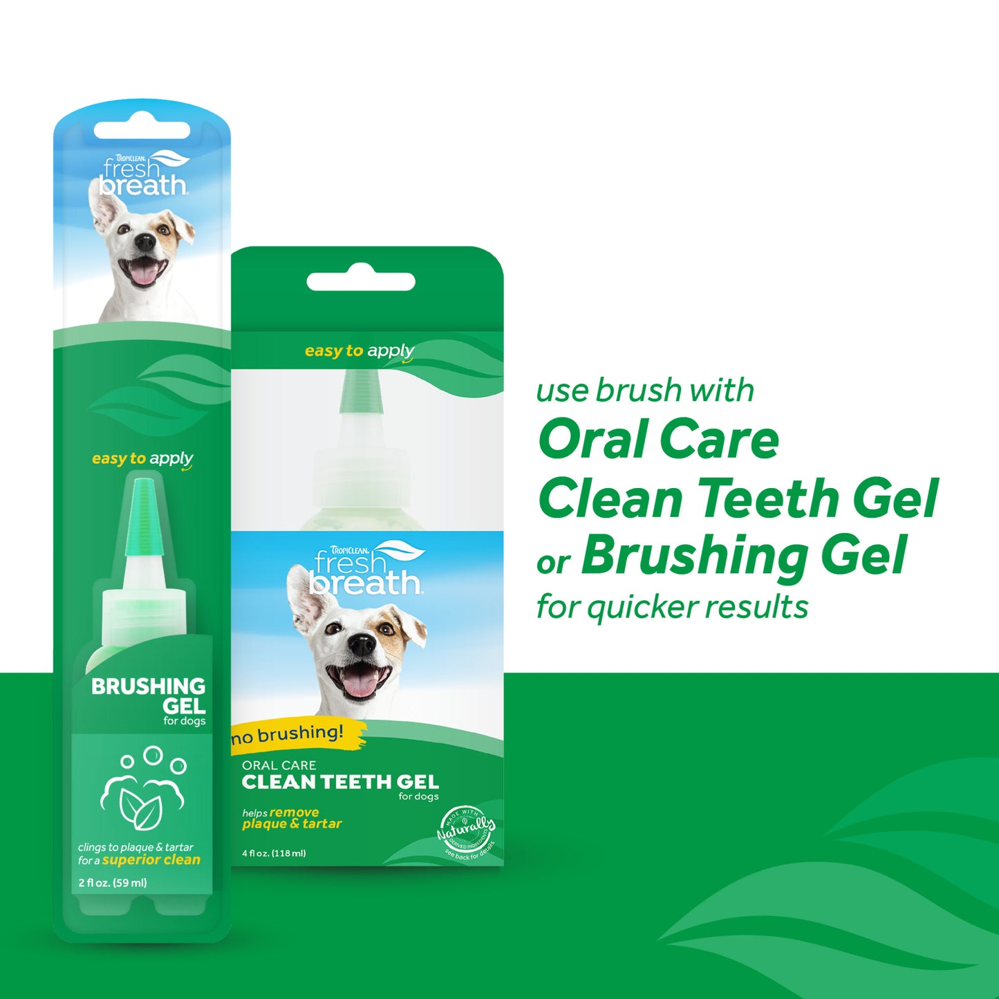 TropiClean Fresh Breath Finger Brush Dog Toothbrush