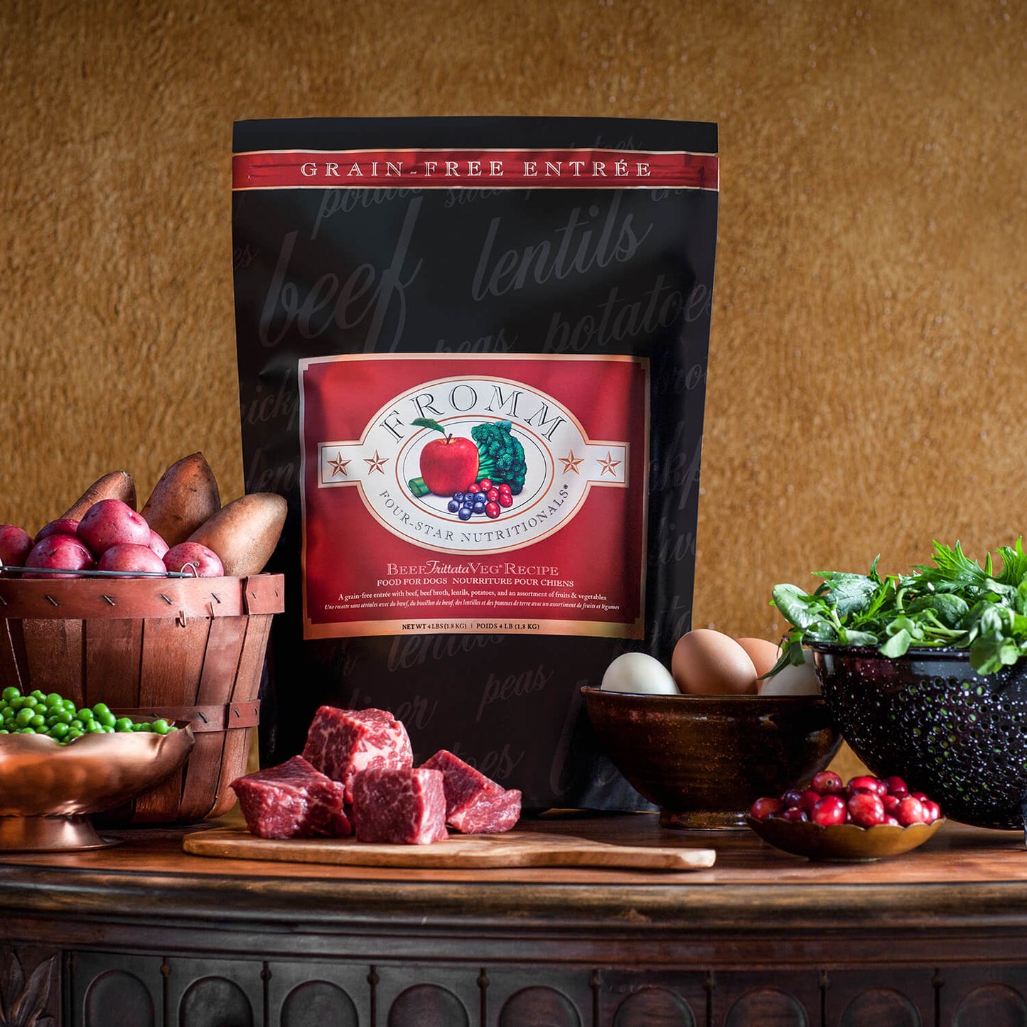 Fromm Four-Star Grain Free Beef Frittata Dry Dog Food