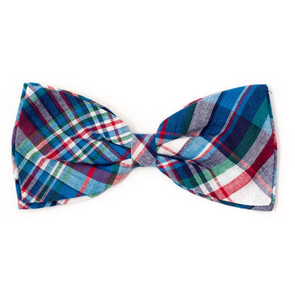 Madras Plaid Bow Tie